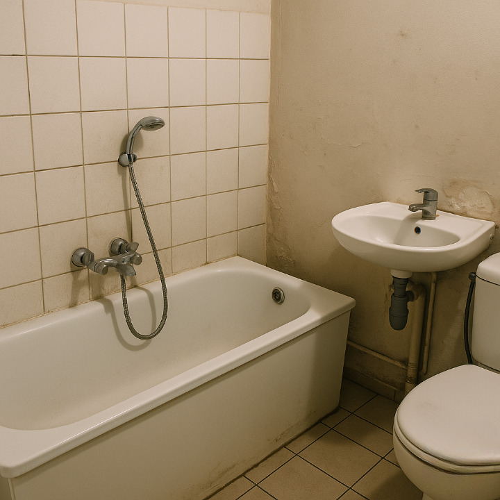 Avant rénovation salle de bain